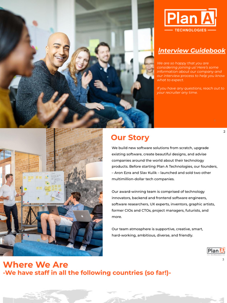 Interview Guidebook - Plan A Technologies | PDF | Knowledge | Recruitment