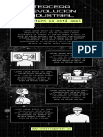 Infografía Inteligencia Artificial Moderno Negro