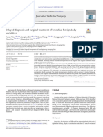 Delayed Diagnosis and Surgical Treatment of Bronchial Foreign Body