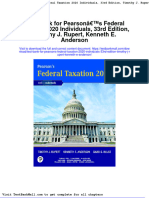 Test Bank For Pearsons Federal Taxation 2020 Individuals 33rd Edition Timothy J Rupert Kenneth e Anderson