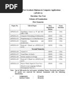 APGDCA Syllabus