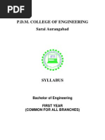Download BE IST YEAR COMMON-syllabus by api-3782519 SN6951871 doc pdf