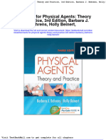 Test Bank For Physical Agents Theory and Practice 3rd Edition Barbara J Behrens Holly Beinert