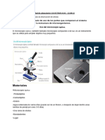 Práctica de Laboratorio S16 Uso Del Microscopio