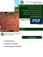 201223-Tesis - PENERAPAN METODE EVALUASI KESESUAIAN LAHAN TERHADAP PEMILIHAN JENIS VEGETASI PADA KEGIATAN REKLAMASI LAHAN BEKAS PENAMBANGAN