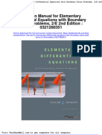 Solution Manual For Elementary Differential Equations With Boundary Value Problems 2 e 2nd Edition 0321288351