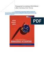 Solution Manual For Introduction To Managerial Accounting 5th Edition by Peter Brewer Ray Garrison Eric Noreen