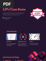 eJPT Certification Course Overview | PDF | Penetration Test | Security ...
