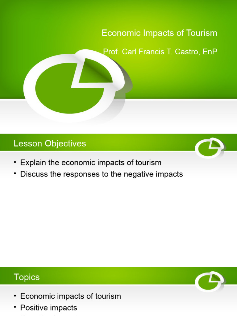 economic impacts of tourism pdf