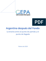CEPA (2019) Argentina Despues Del FMI