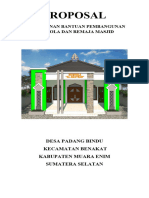 Proposal Mushola Dan Remaja Masjid