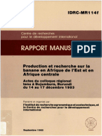 Production Et Recherche Sur La Banane en Afrique de L'est Et en Afrique Centrale (PDFDrive)