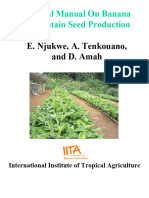 Technical Manual On Banana and Plantain Seed Production