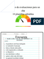 10 Plantillas Editables Propuesta Evaluacion Abp @profefranhinojosa