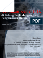 Kebijakan Kemenhut Di Bidang Perlindungan Dan Pengamanan Hutan