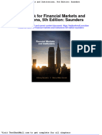 Test Bank For Financial Markets and Institutions 5th Edition Saunders