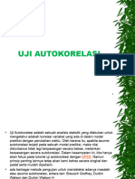 Uji Autokorelasi