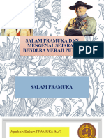 MATERI SALAM PRAMUKA Dan SEJARAH BENDERA MERAH PUTIH