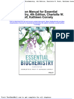 Solution Manual For Essential Biochemistry 4th Edition Charlotte W Pratt Kathleen Cornely