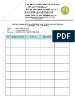 14 Format Agenda Harian Kepala Sekolah