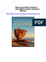 Intermediate Accounting Volume 1 Canadian 12th Edition Kieso Solutions Manual
