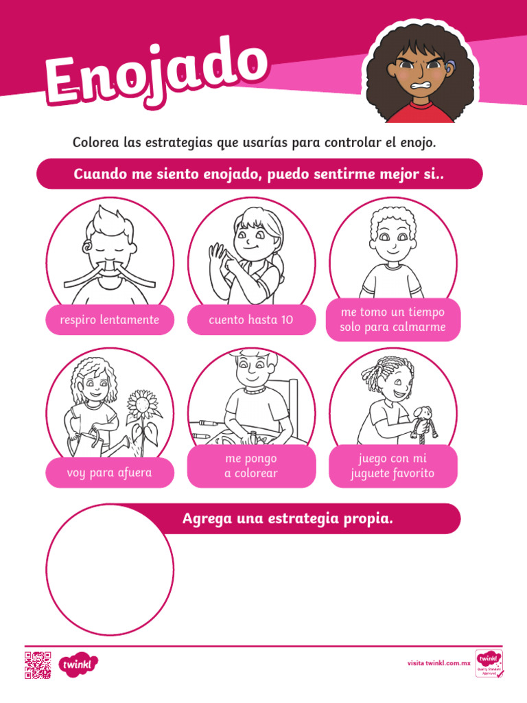 Estrategias para Manejar Emociones en Niños | PDF | Artes del Lenguaje ...