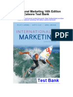 International Marketing 16th Edition Cateora Test Bank