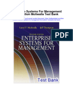 Enterprise Systems For Management 2nd Edition Motiwalla Test Bank