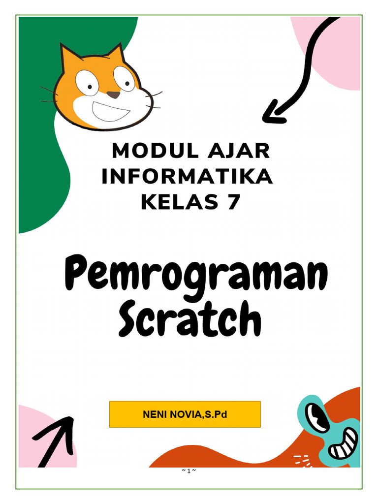 Modul Ajar Pemrograman Scratch | PDF