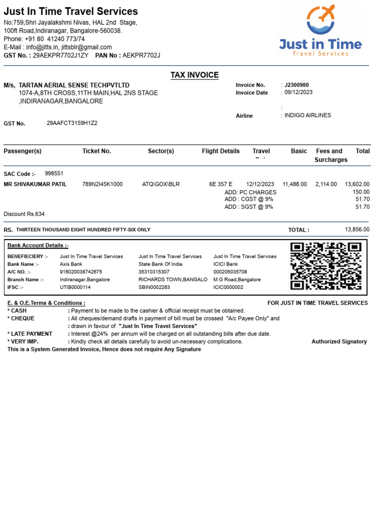 Tax Invoice: GST No. | PDF | Payments | Cheque