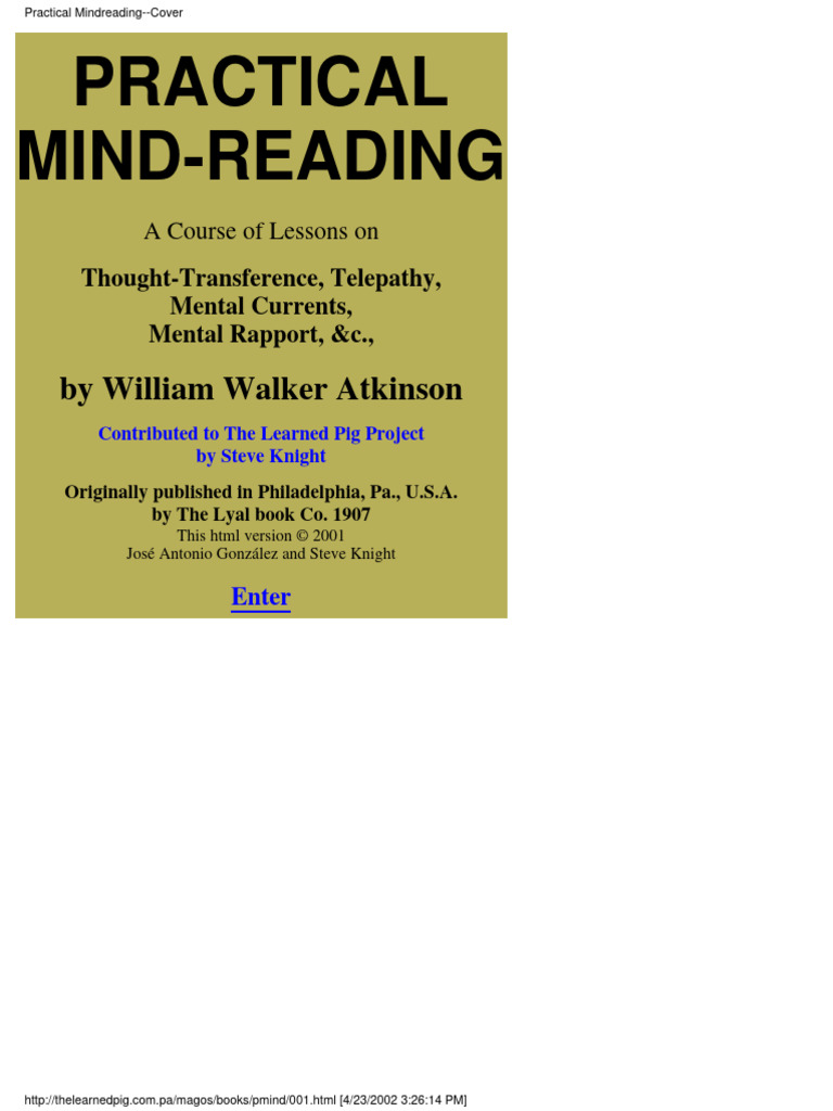 Practical Mind Reading Techniques | PDF
