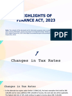 Finance Act 2023 Highlights