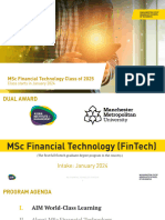 MSC Financial Technology (FinTech) 2025 Specifics