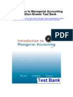 Introduction To Managerial Accounting 6th Edition Brewer Test Bank