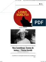 Rosa Luxemburgo. Escenas de Lectura - Pierina Ferretti - Lobo Suelto!