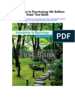 Introduction To Psychology 9th Edition Kalat Test Bank