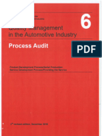 VDA - PROCESS AUDIT GUIDE - RED BOOK