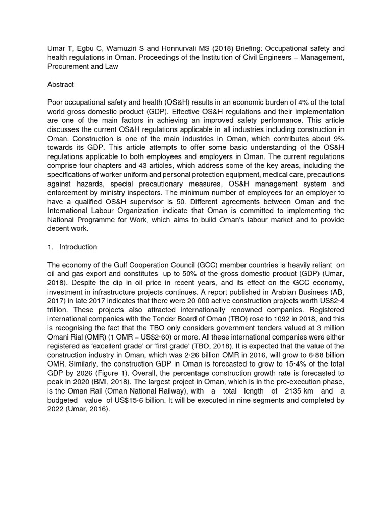 Umar T Egbu C Wamuziri S and Honnurvali MS (2018) Brie NG