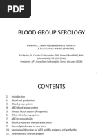 Blood Group Serology