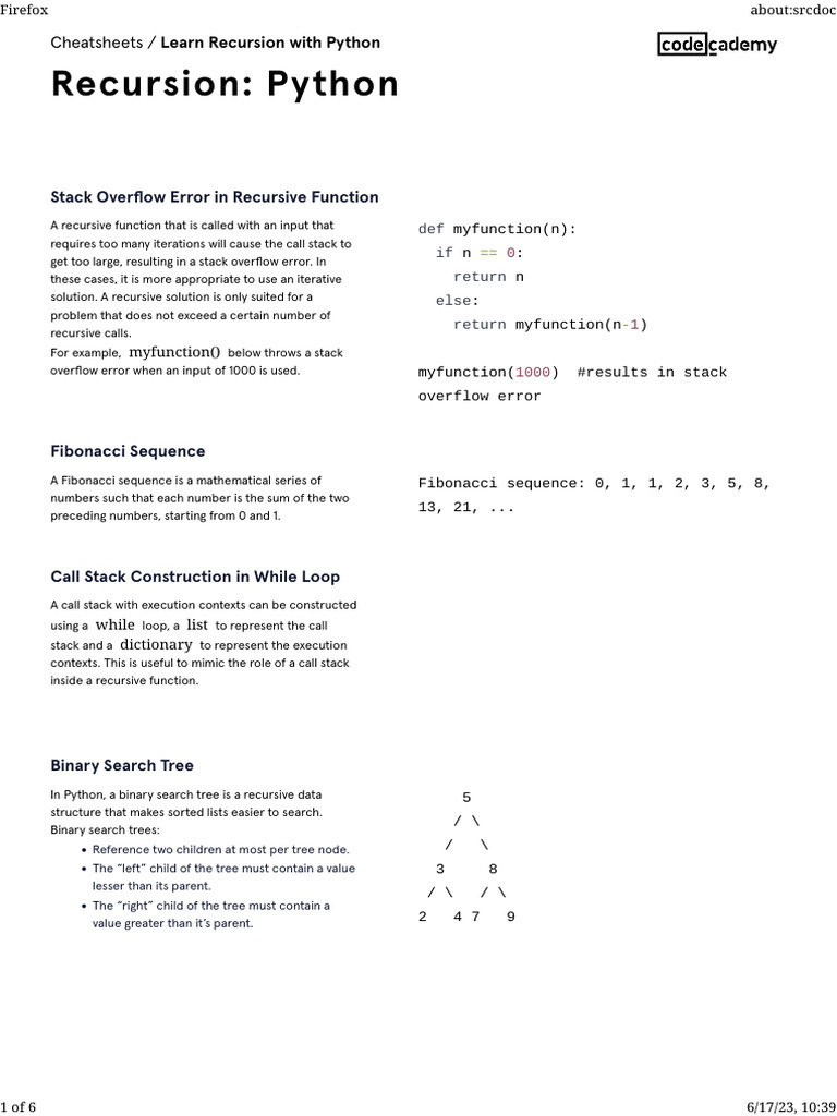 Recursion | PDF