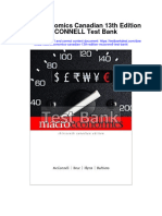 Macroeconomics Canadian 13th Edition Mcconnell Test Bank