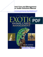 Exotic Animal Care and Management 2nd Edition Judah Solutions Manual