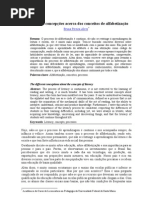 Conceito Analfabetismo e Alfabetismo