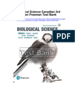 Biological Science Canadian 3rd Edition Freeman Test Bank