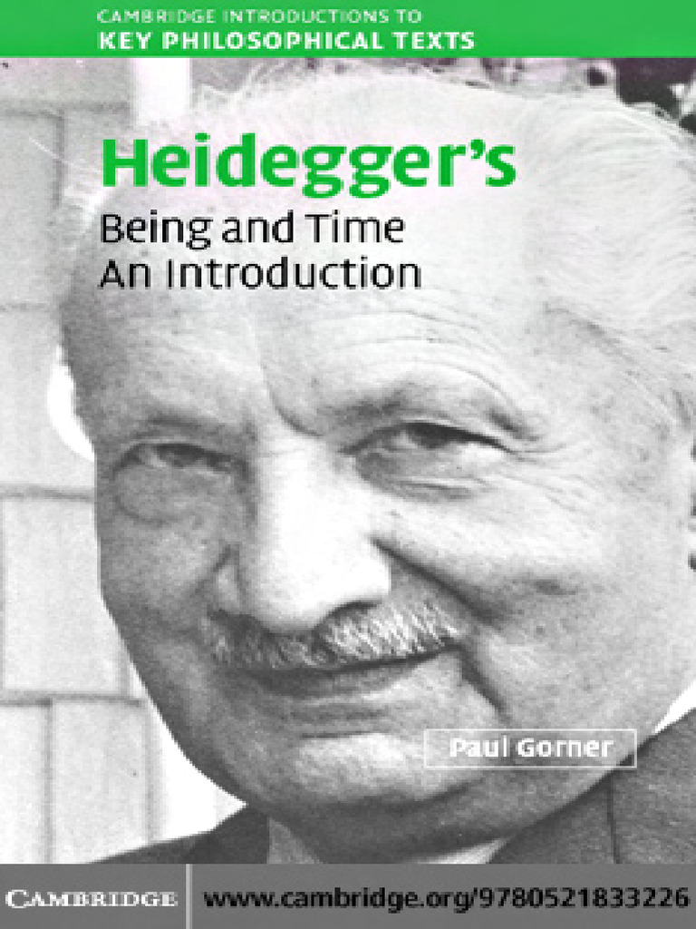 (Paul Gorner) Heidegger's Being and Time An Introduction PDF