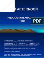Production Analysis SR