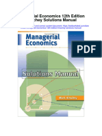 Managerial Economics 12th Edition Hirschey Solutions Manual