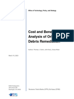 Otps Cost and Benefit Analysis of Orbital Debris Remediation Final