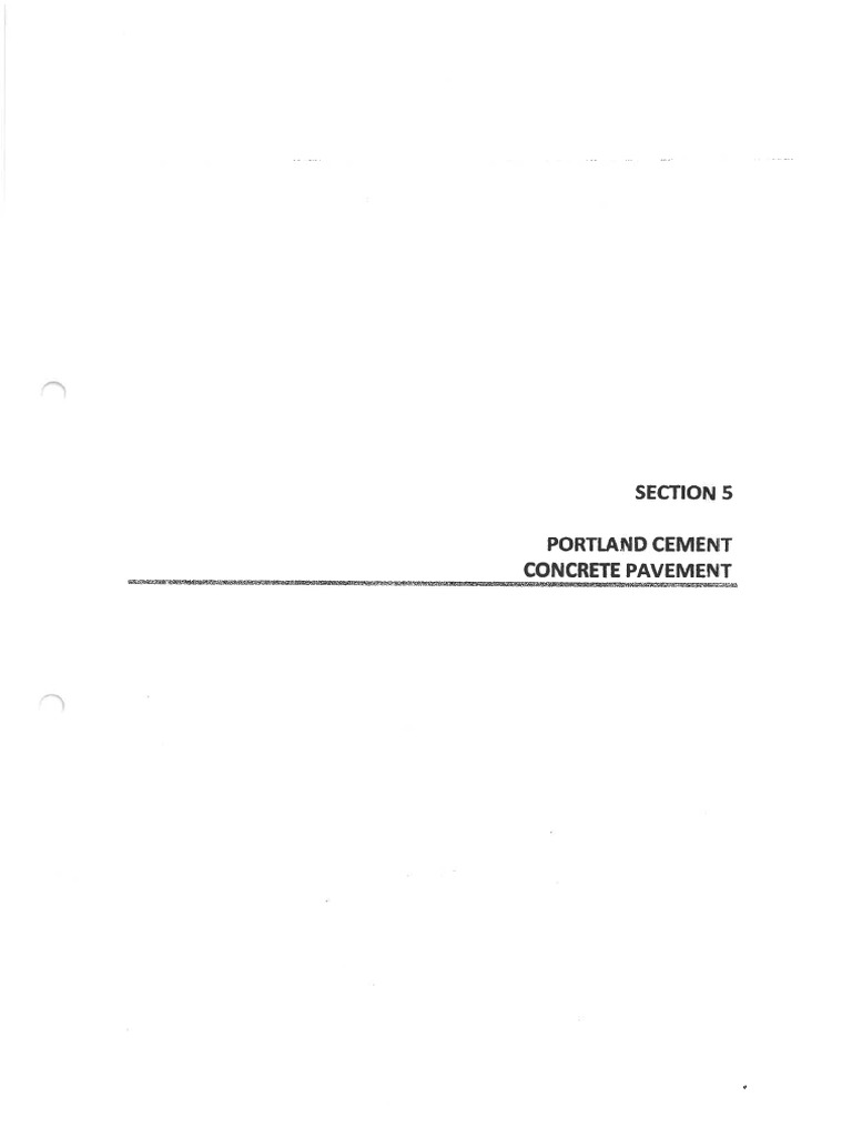 Section 5 portland cement concrete pavement pdf