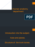 The Human Anatomy Department